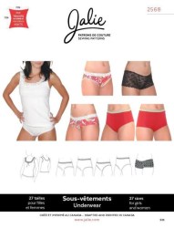 2568 Jalie Camisole, Underwear Briefs Styles Pattern  Girls 2-13; Ms 4-22 New